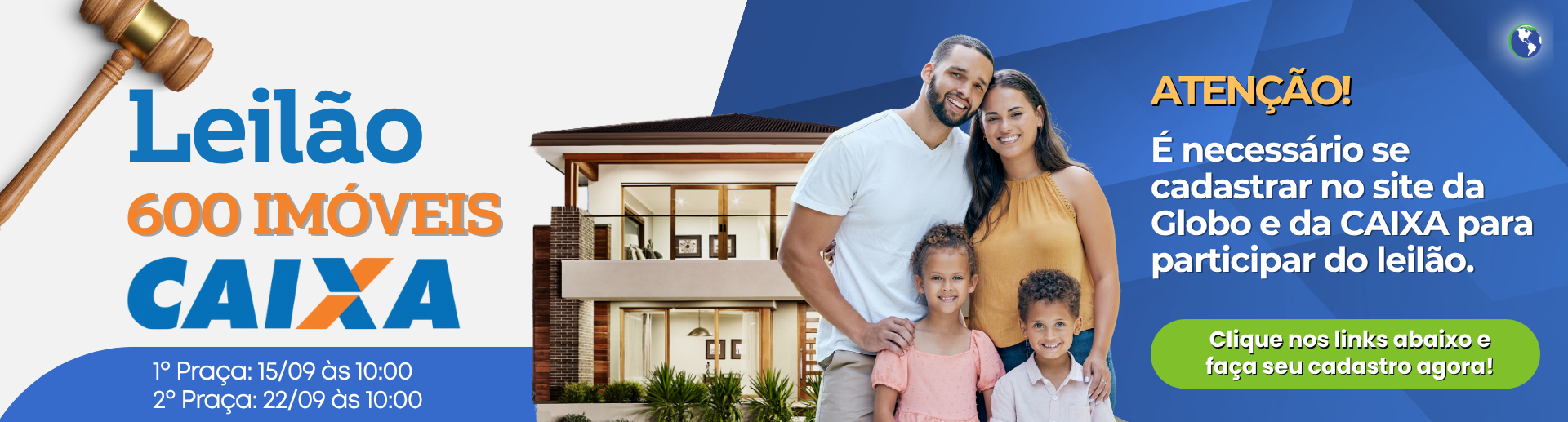Banner Leilões Caixa